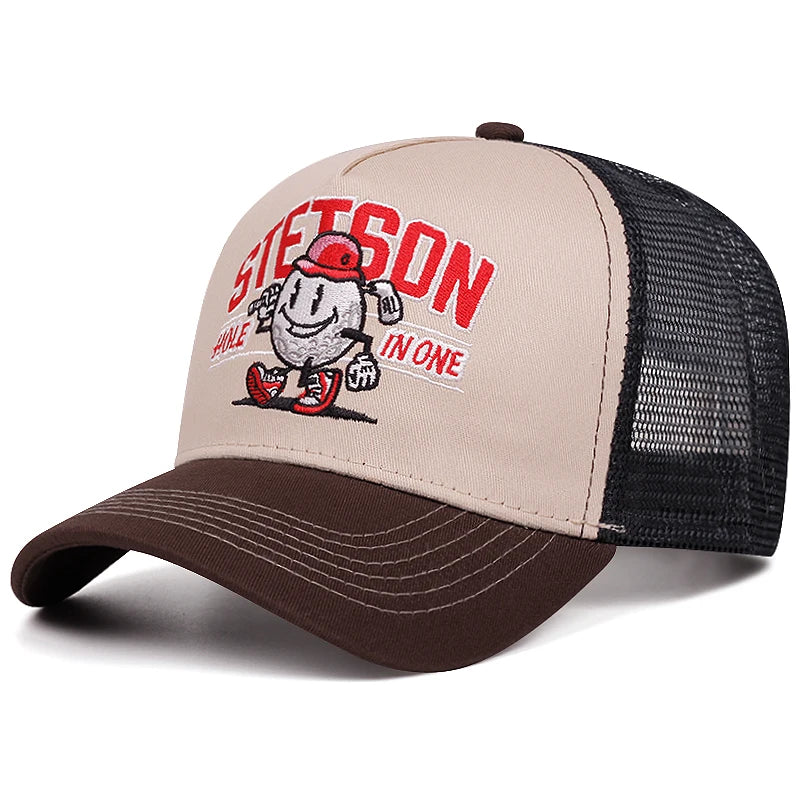 Stetson Snowman Mesh Baseball Cap