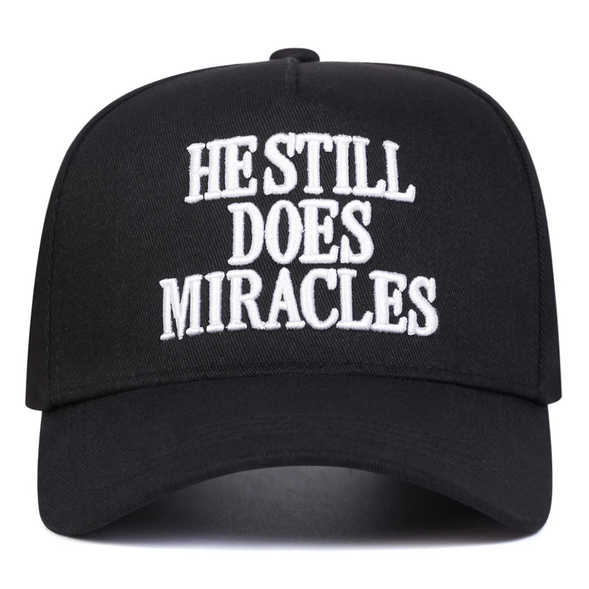 Unisex HESTILL DOES MIRACLES Embroidery Baseball Caps
