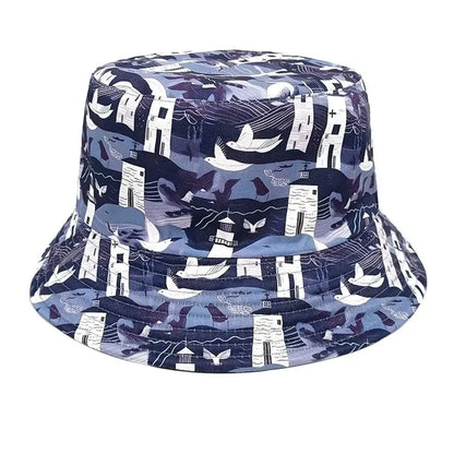 Cartoon Print Polyester Bucket Hat