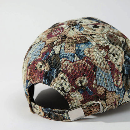 Fashion Cartoon Cute Bear Casual Sunshade Baseball Cap