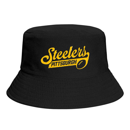 Vintage Steelers Spring Summer Bucket Hat