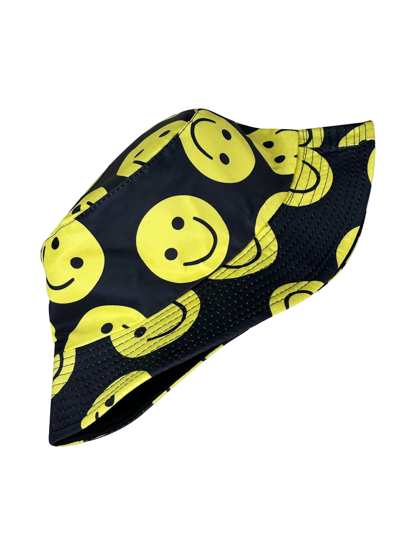 Reversible Smiley Face Bucket Hat