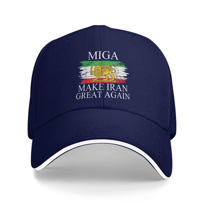 Make Iran Great Again Emblem Baseball Cap