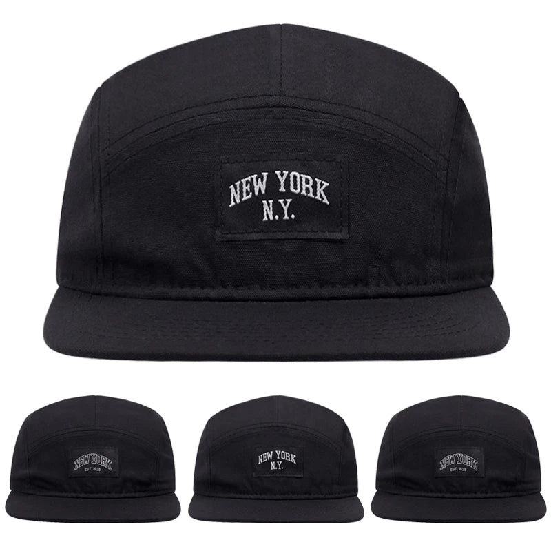 New York Street Hip Hop Flat Brim Cap