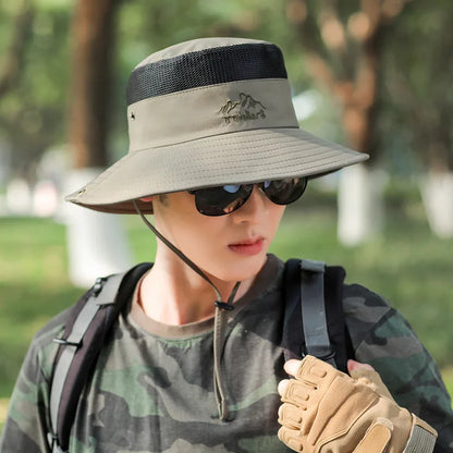 Summer Quick-Dry Mesh Outdoor Bucket Hat