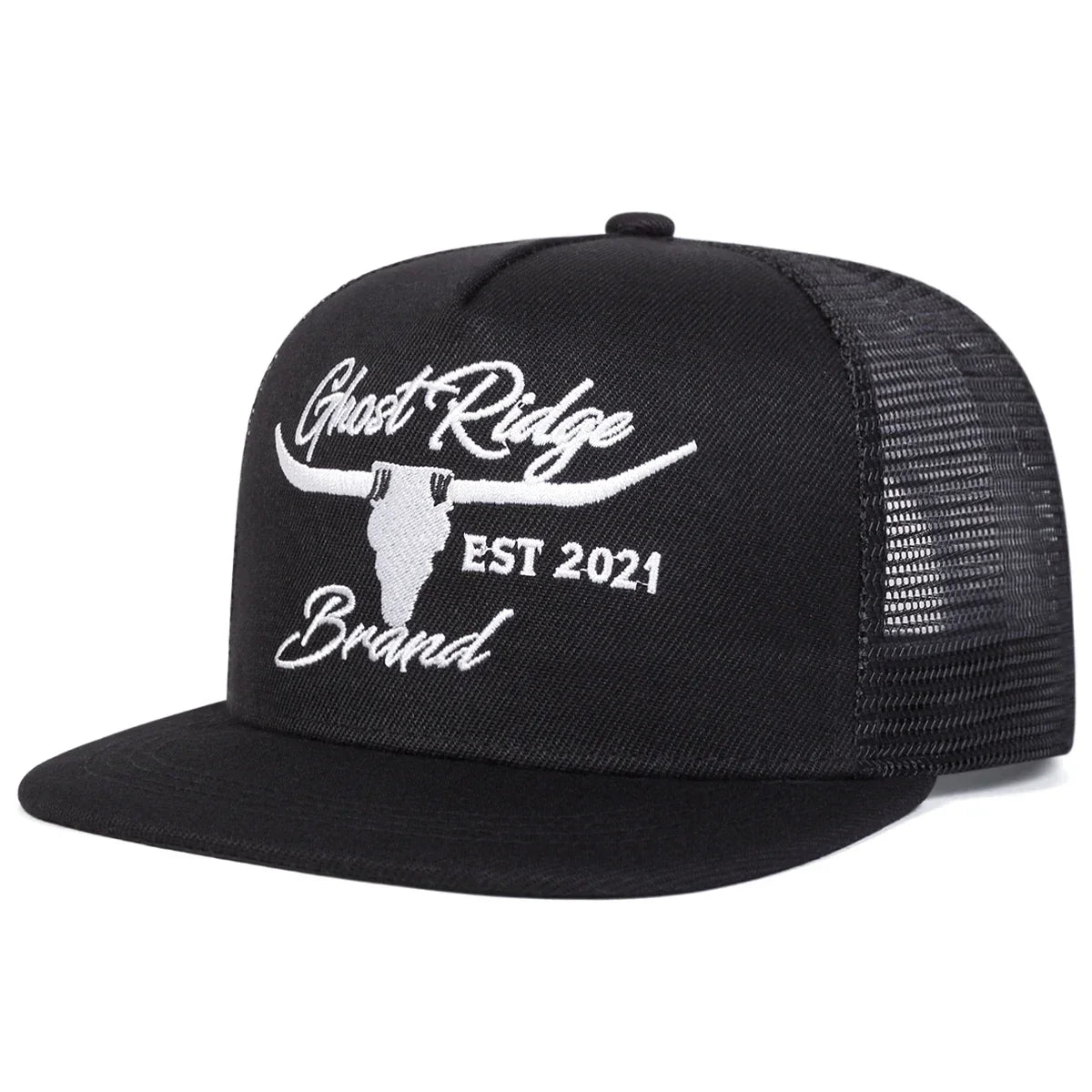 Bullhead Letter Embroidery Outdoor Snapback Cap