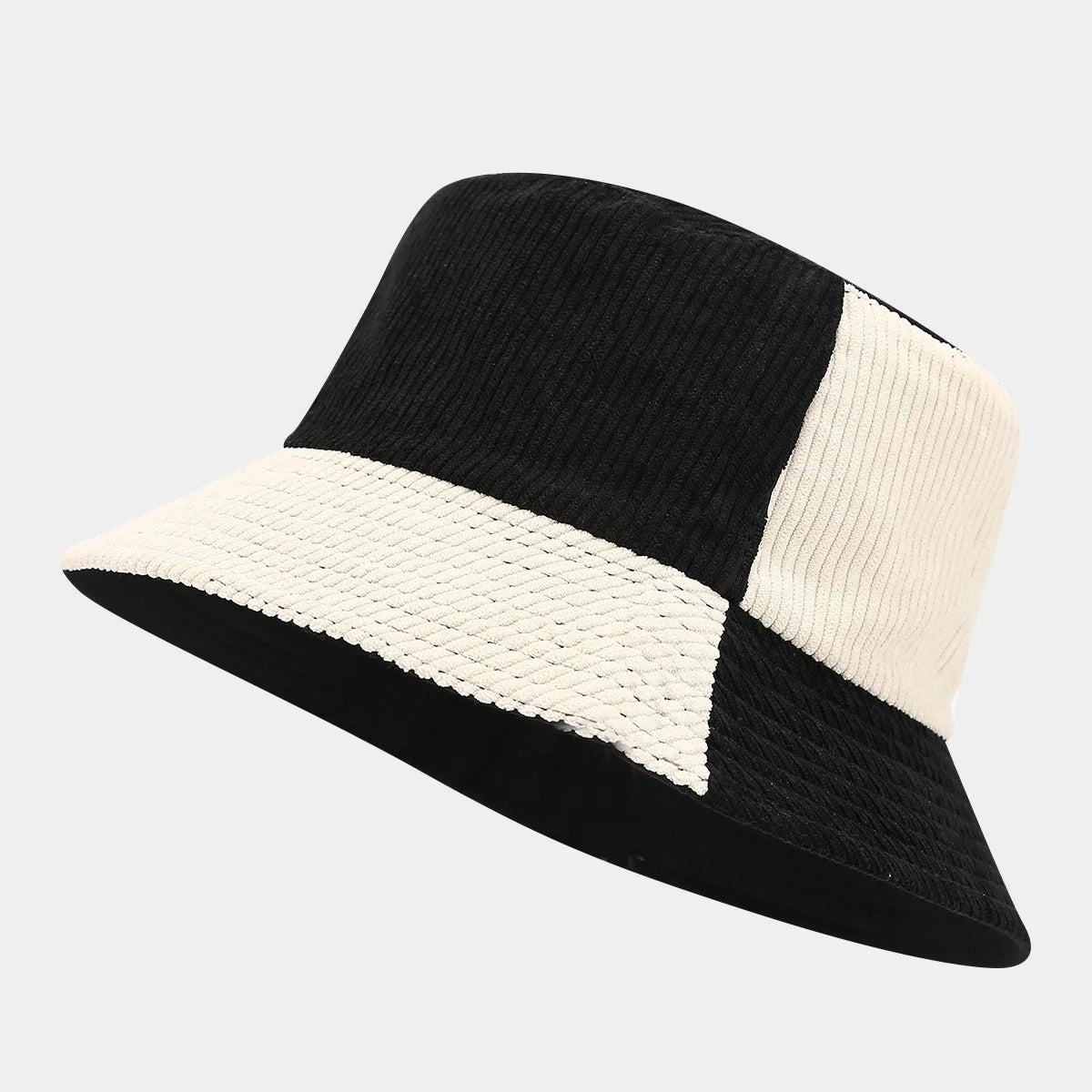 Two Tone Corduroy Bucket Hat