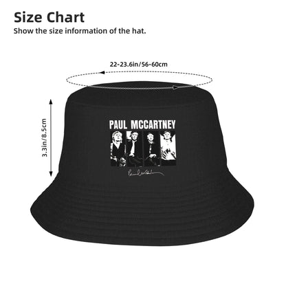 Paul McCartney Vintage Signature Retro Fisherman Bucket Hat