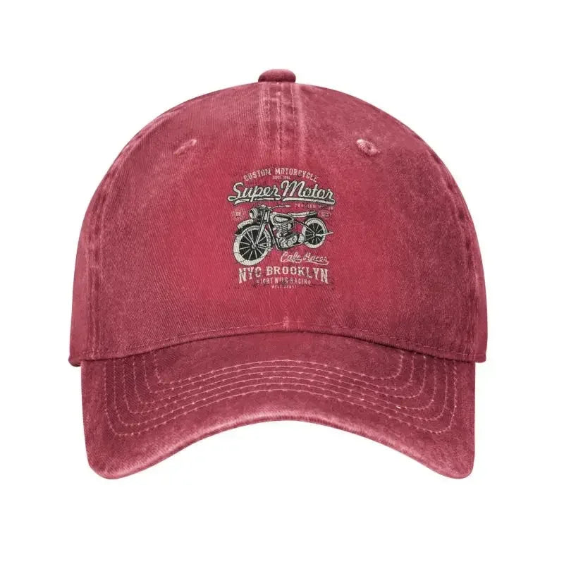Personalized Cotton Super Motor Sports Baseball Cap