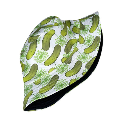 Cucumber Pattern Reversible Bucket Hat