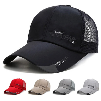Unisex Mesh Ponytail Snapback Baseball Cap