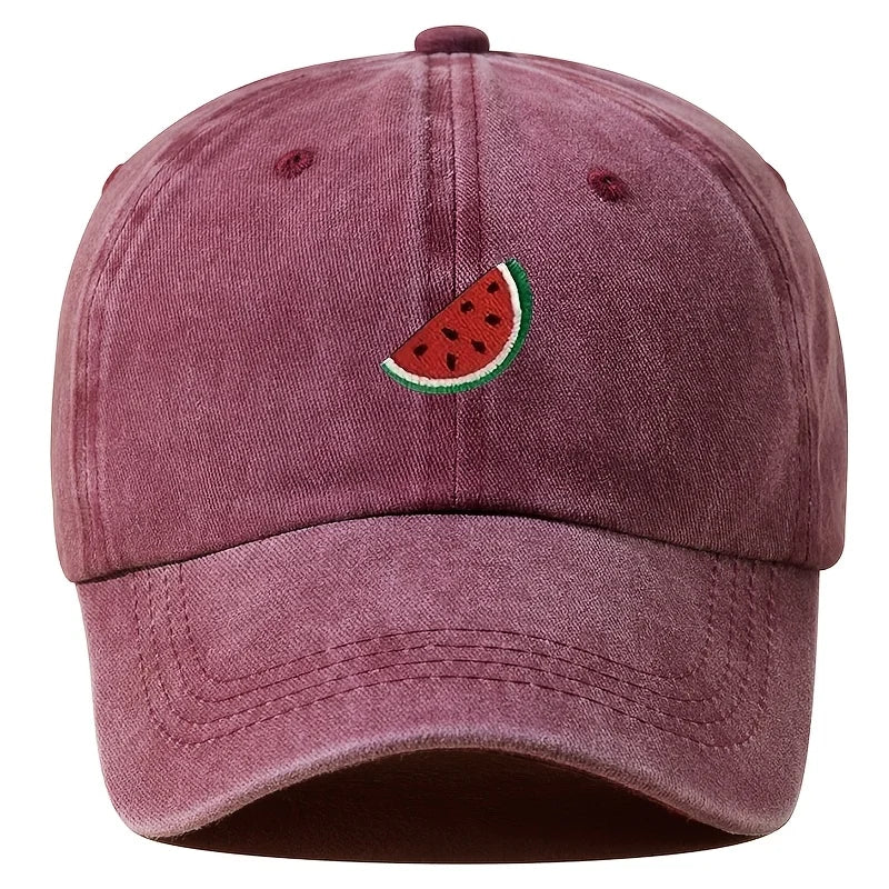 Unisex Watermelon Print Baseball Cap