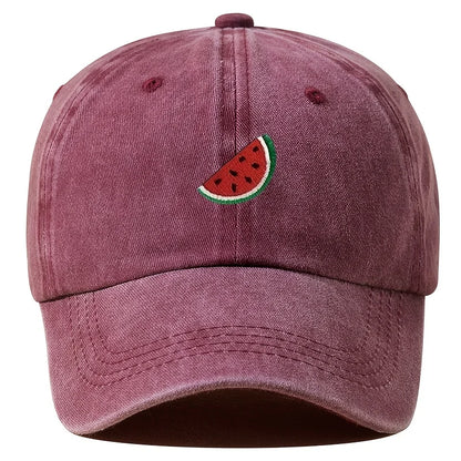 Unisex Watermelon Print Baseball Cap
