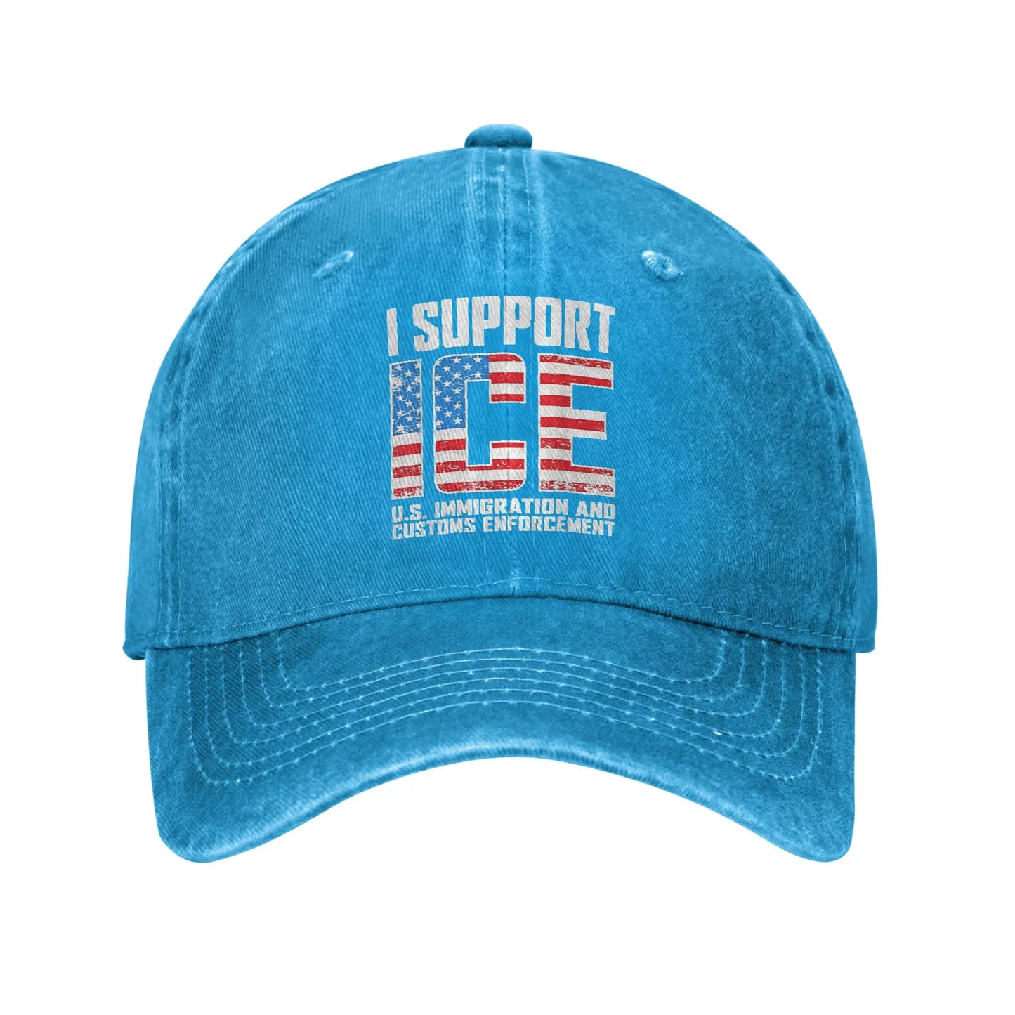 I Support ICE Trucker Adjustable Baseball Cap