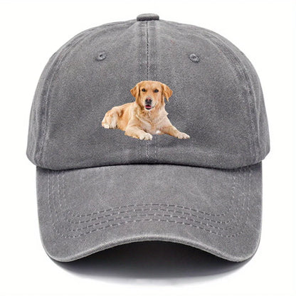Golden Retriever Printed Hip Hop Baseball Cap