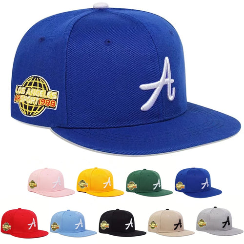 Unisex A Letter Embroidery Side Earth Hip-hop Hats