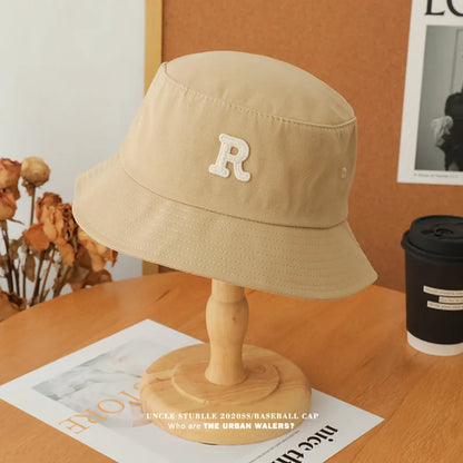 Unisex R Letter Fisherman Bucket Hat