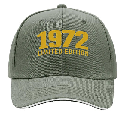 1972 Limited Edition Printed Fashion Baseball Cap