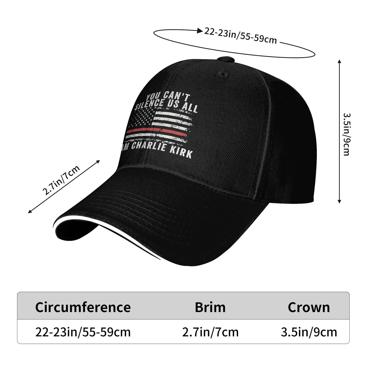 You Can't Silence Us Streetwear Trucker Baseball Cap