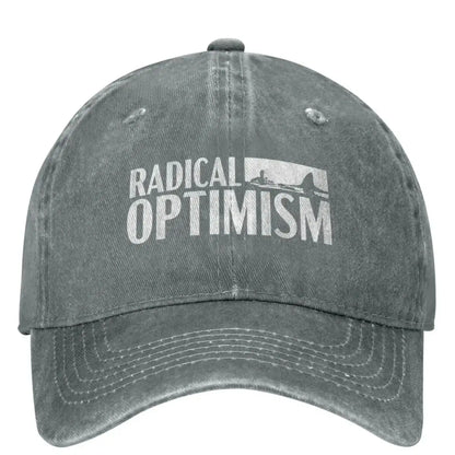 Vintage Radical Optimism Baseball Cap Unisex