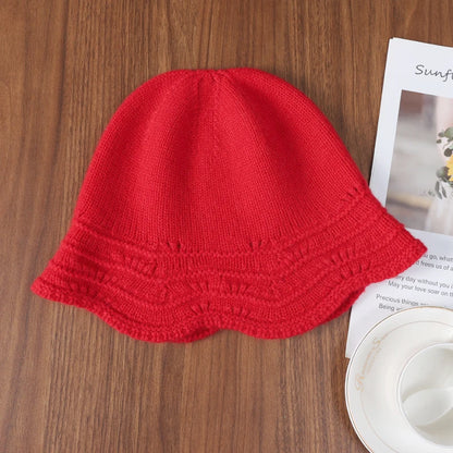 Pure Wool Knitted Fisherman Bucket Hat