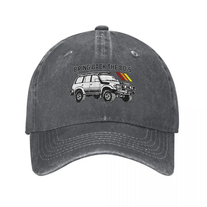 Vintage Land Cruiser Distressed Cotton Baseball Cap