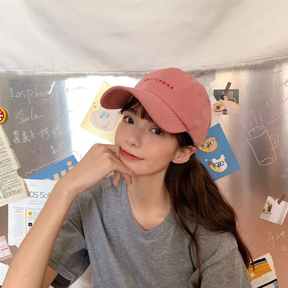 Letter Embroidery Adjustable Summer Trucker Baseball Cap