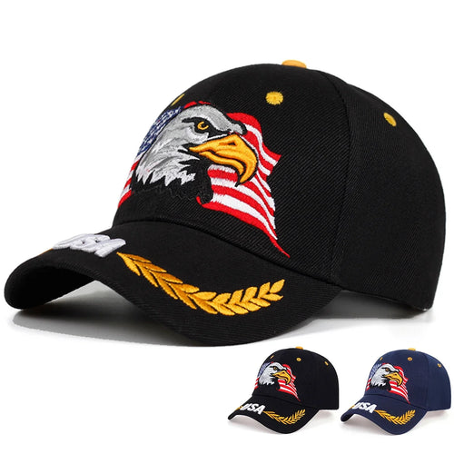 Unisex USA Eagle Embroidery Baseball Caps