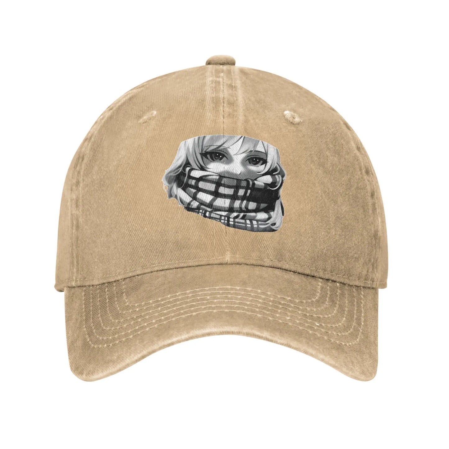 Funny Trollface Meme Washed Baseball Cap