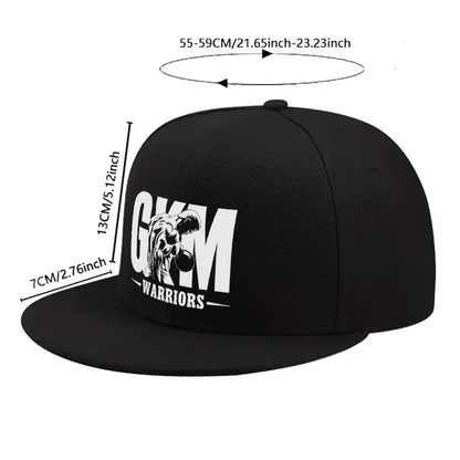 Gym Warriors Streetwear Flat Brim Snapback Cap