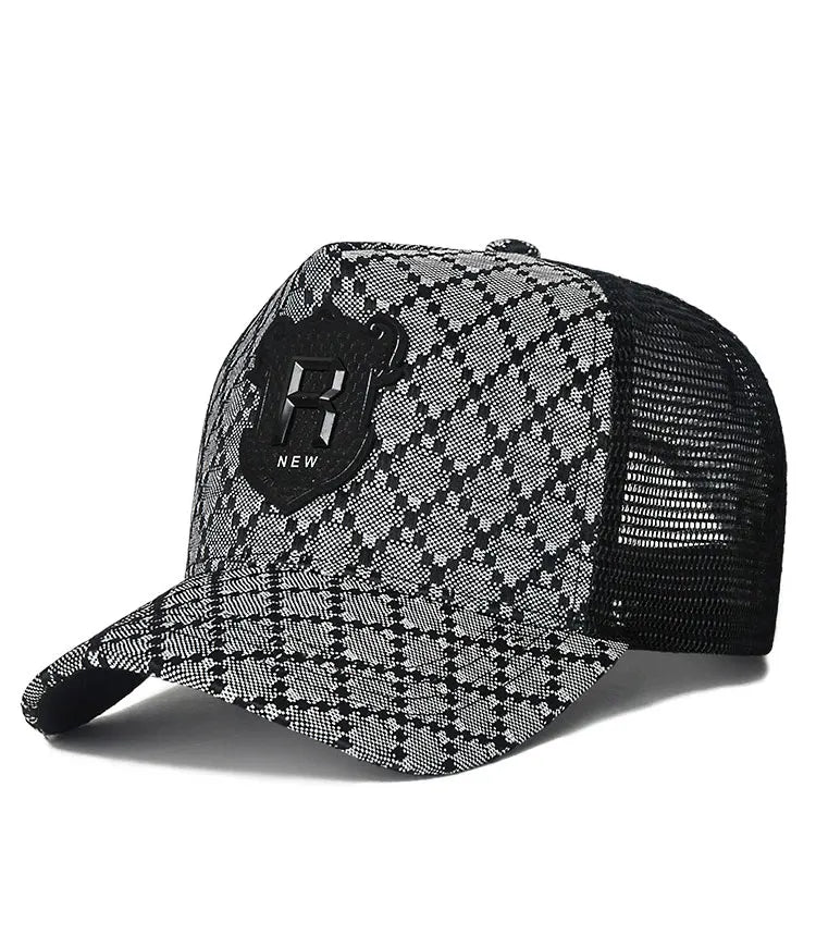 Unisex R Logo Camouflage Baseball Cap