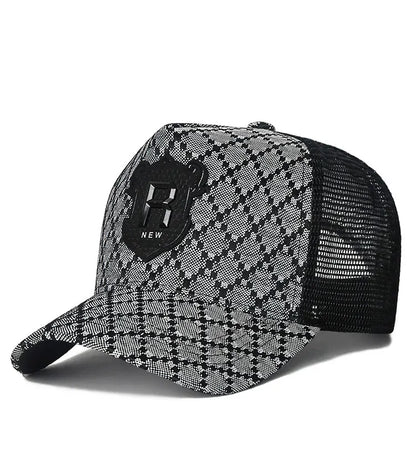 Unisex R Logo Camouflage Baseball Cap