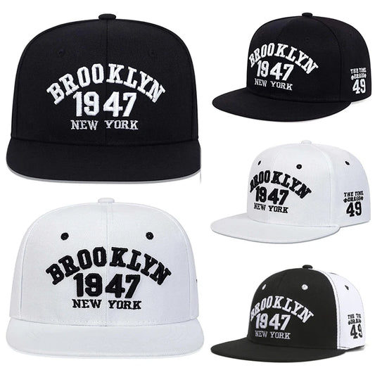 Brooklyn 1947 Embroidered Snapback Cap