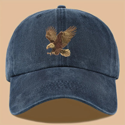 Eagle Print Adjustable Outdoor Vacation Baseball Cap
