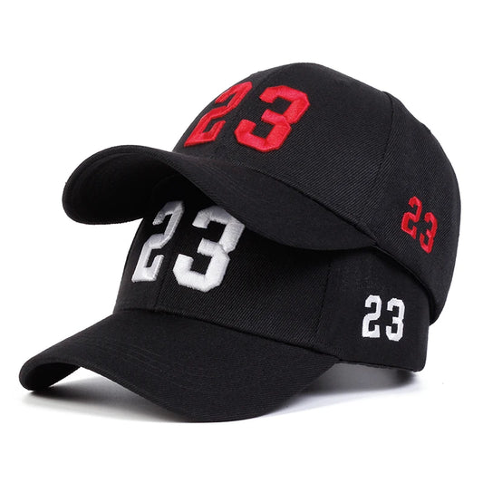 Unisex 23 Embroidery Baseball Caps Spring Autumn