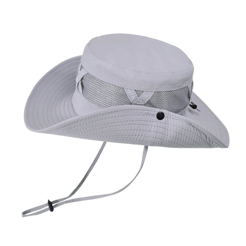 Breathable Nylon Big Eaves Bucket Hat