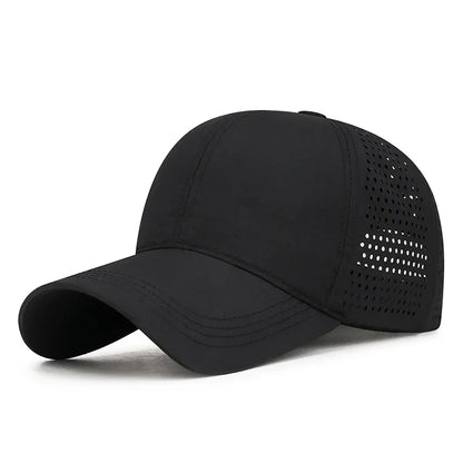Lightweight Quick Dry Laser Punched Baseball Cap