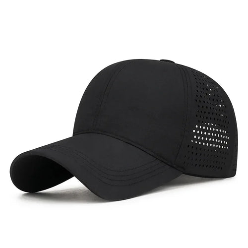 Lightweight Quick Dry Laser Punched Baseball Cap