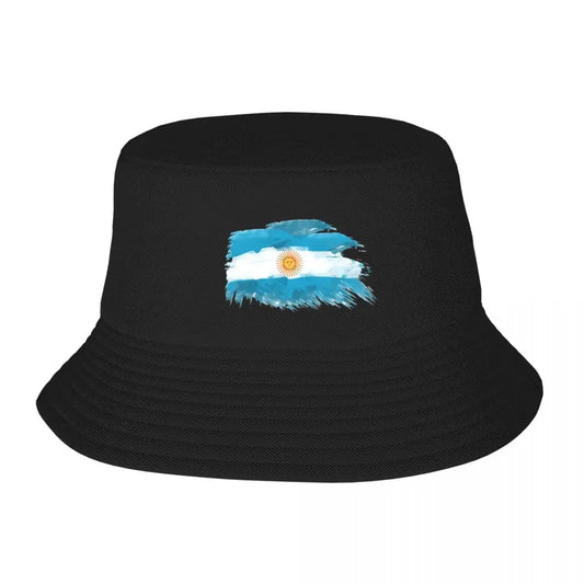 Argentina Flag Bucket Hat Unisex Outdoor