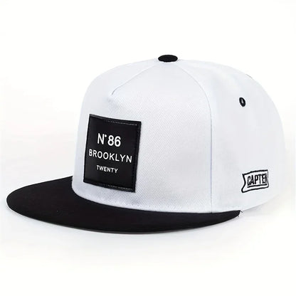 Brooklyn Print Label Embroidery Outdoor Snapback Cap