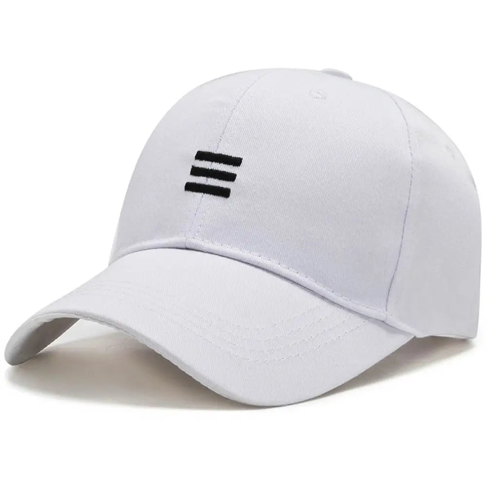 Simple Three Bars Trendy Baseball Cap