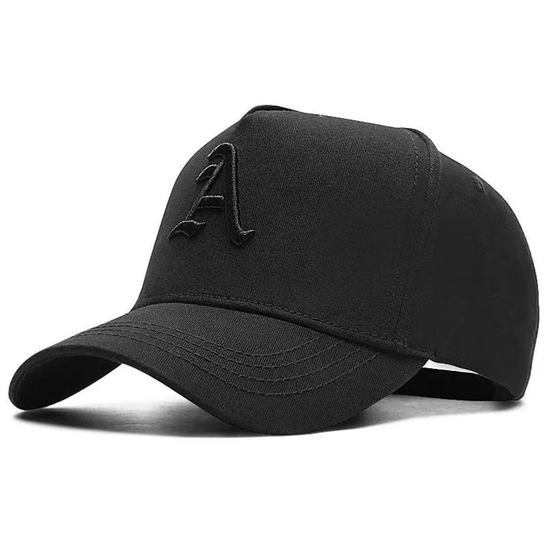 Summer Men baseball Cap Letter A Embroidery Snapback Hat