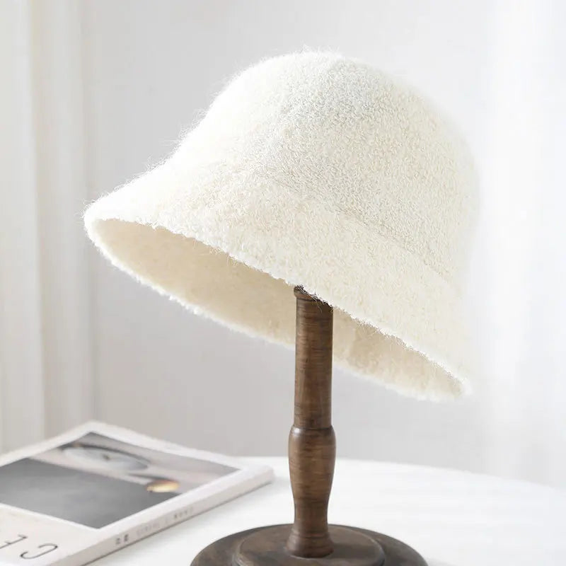 Knitted Windproof Winter Bucket Hat