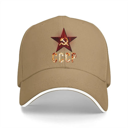 USSR CCCP Red Star Baseball Cap