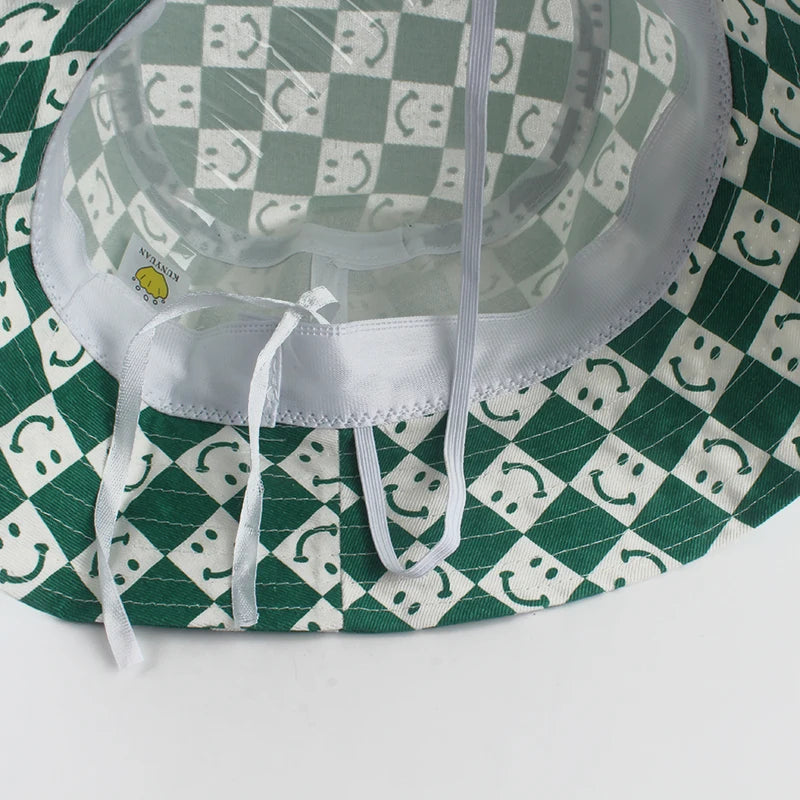 Kids Cotton Cartoon UV Sun Bucket Hat