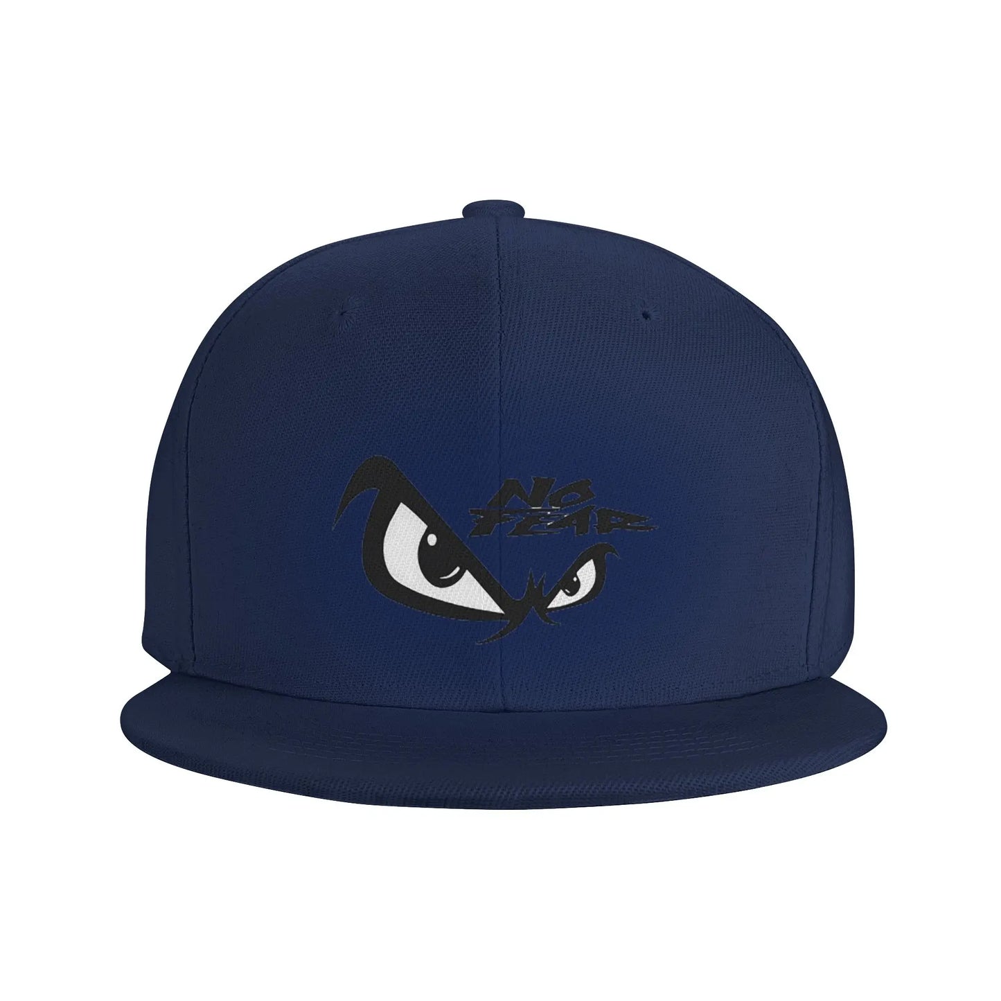 No Fear & Eyes Print Breathable Unisex Snapback Cap