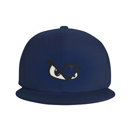 No Fear & Eyes Print Breathable Unisex Snapback Cap