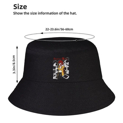 Steins Gate Makise Kurisu Design Bucket Hat