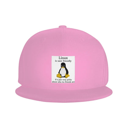 Linux User Friendly Picky Breathable Unisex Snapback Cap