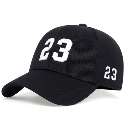 Unisex 23 Embroidery Baseball Caps Spring Autumn